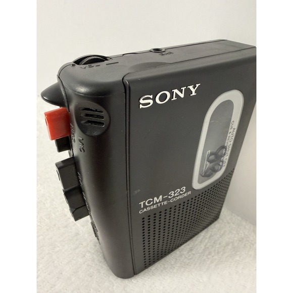 Sony Other - Sony TCM-323 Cassette Recorder Tape Player Voice Recorder - see descriptiion